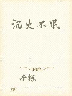 沉火不眠封面