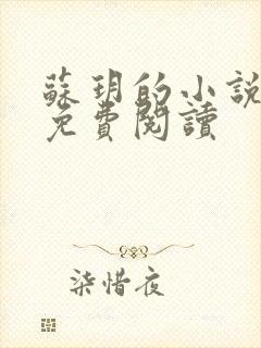 苏玥的小说全文免费阅读