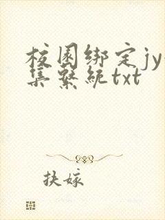 校园绑定jy收集系统txt封面