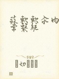 苏软软汆肉的日常系统