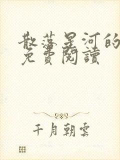 散落星河的记忆免费阅读