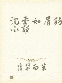 沉香如屑的原著小说