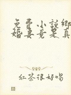 免费小说乡下未婚妻竟是真大佬