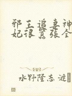 邪王追妻神医狂妃很嚣张全文免费