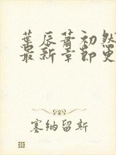 叶辰萧初然最快最新章节更新