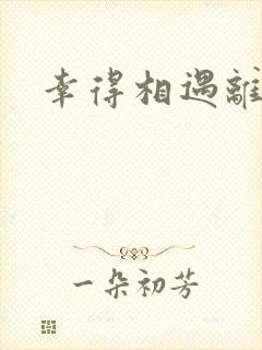 幸得相遇离婚时