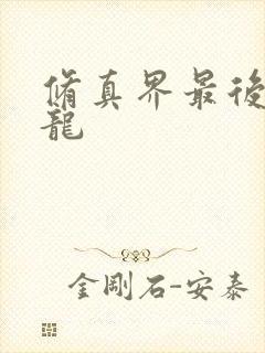 修真界最后一条龙