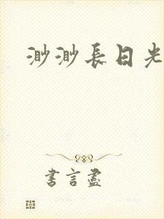 渺渺长日光阴封面