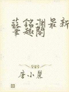 苏铭渊最新章节笔趣阁封面