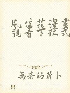 风信花漫画免费观看下拉式六漫画