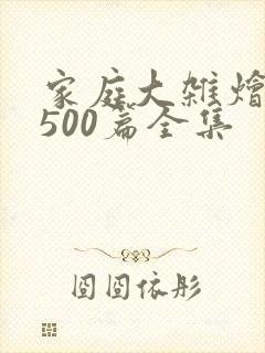 家庭大杂烩小说500篇全集