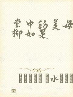 掌中的美母版主柳如是