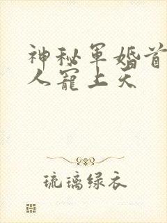 神秘军婚首长大人宠上天