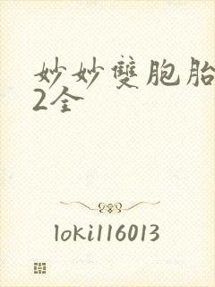 妙妙双胞胎1-2全封面