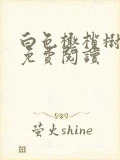 白色橄榄树全文免费阅读