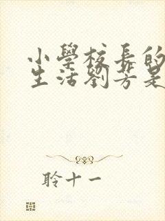 小学校长的幸福生活刘芳是谁封面