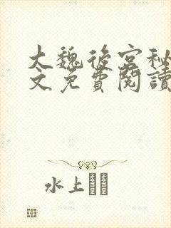 大魏后宫秘史全文免费阅读笔趣阁