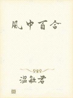 风中百合封面