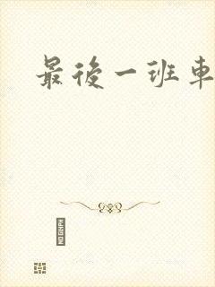 最后一班车小说