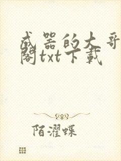 成器的大哥笔趣阁txt下载封面