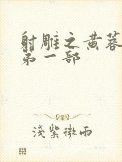 射雕之黄蓉新传第一部