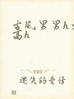 古风男男h文肉高h