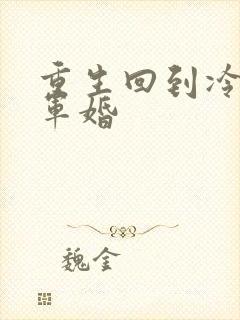 重生回到冷战前军婚