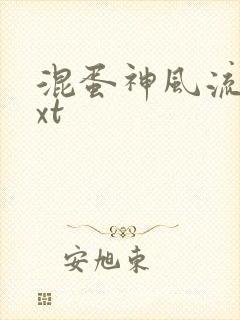 混蛋神风流史txt