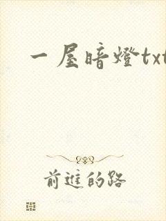 一屋暗灯txt