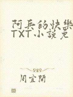 阿兵的快乐生活TXT小说免费阅读全章封面