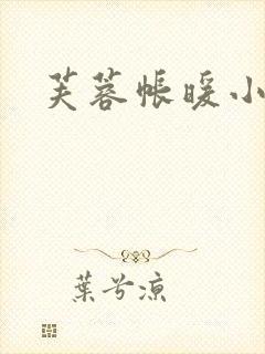 芙蓉帐暖小说封面