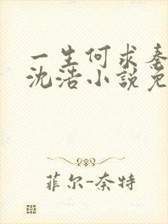 一生何求秦菲雪沈浩小说免费阅读全文