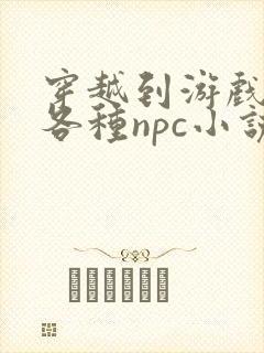 穿越到游戏里和各种npc小说