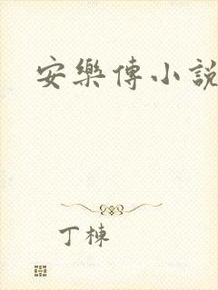 安乐传小说封面