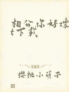 相公你好坏txt下载