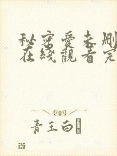 秘密爱未删减版在线观看完整版