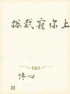 总裁宠你上瘾封面