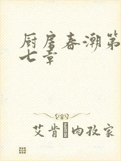 厨房春潮第三十七章封面