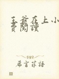 王爷在上小说免费阅读封面