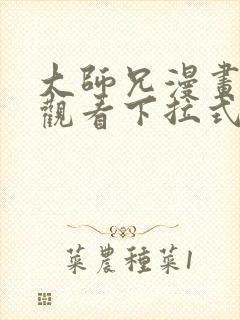 大师兄漫画免费观看下拉式六漫画