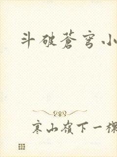 斗破苍穹小说