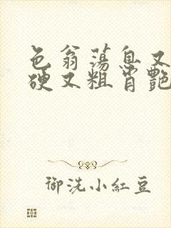 色翁荡息又大又硬又粗肖艳