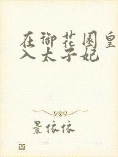 在御花园皇上进入太子妃
