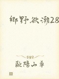 乡野欲潮28章