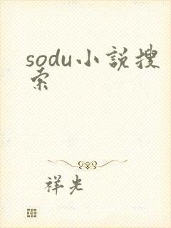 sodu小说搜索