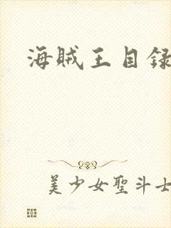 海贼王目录