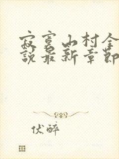 寂寞山村全部小说最新章节