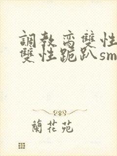 调教脔双性美人双性跪趴sm封面