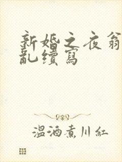 新婚之夜翁莹情乱续写封面