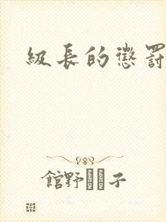 级长的惩罚封面